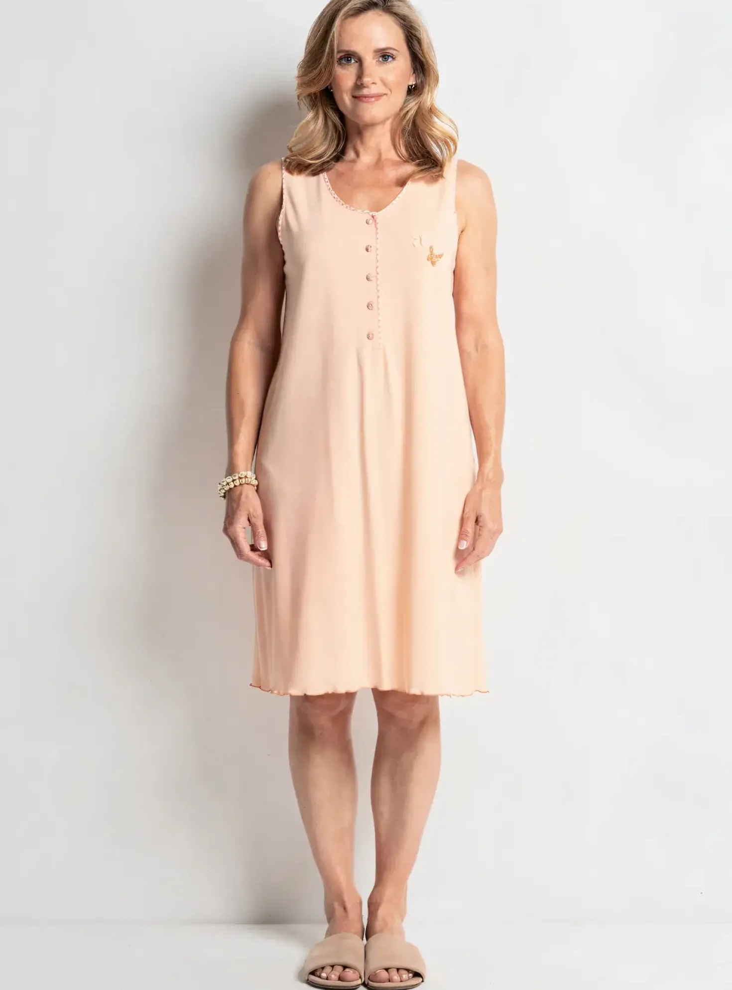 Chemise De Nuit Egatex Orange