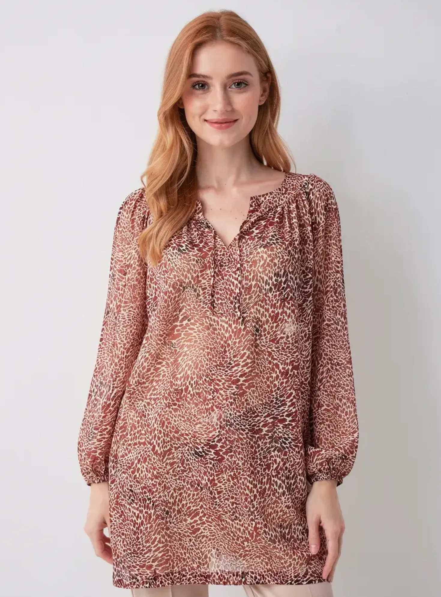 Chemise De Nuit Le Chat Marron