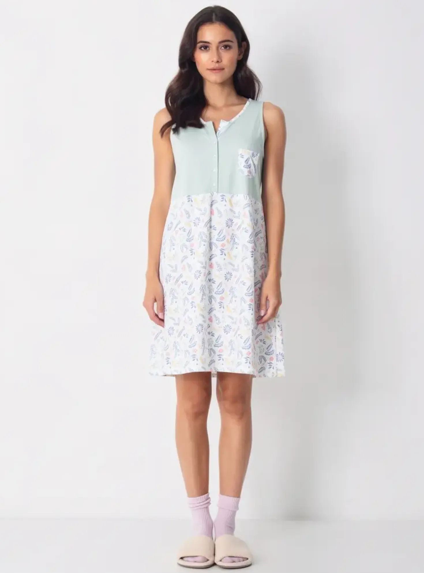 Chemise De Nuit Massana Blanc