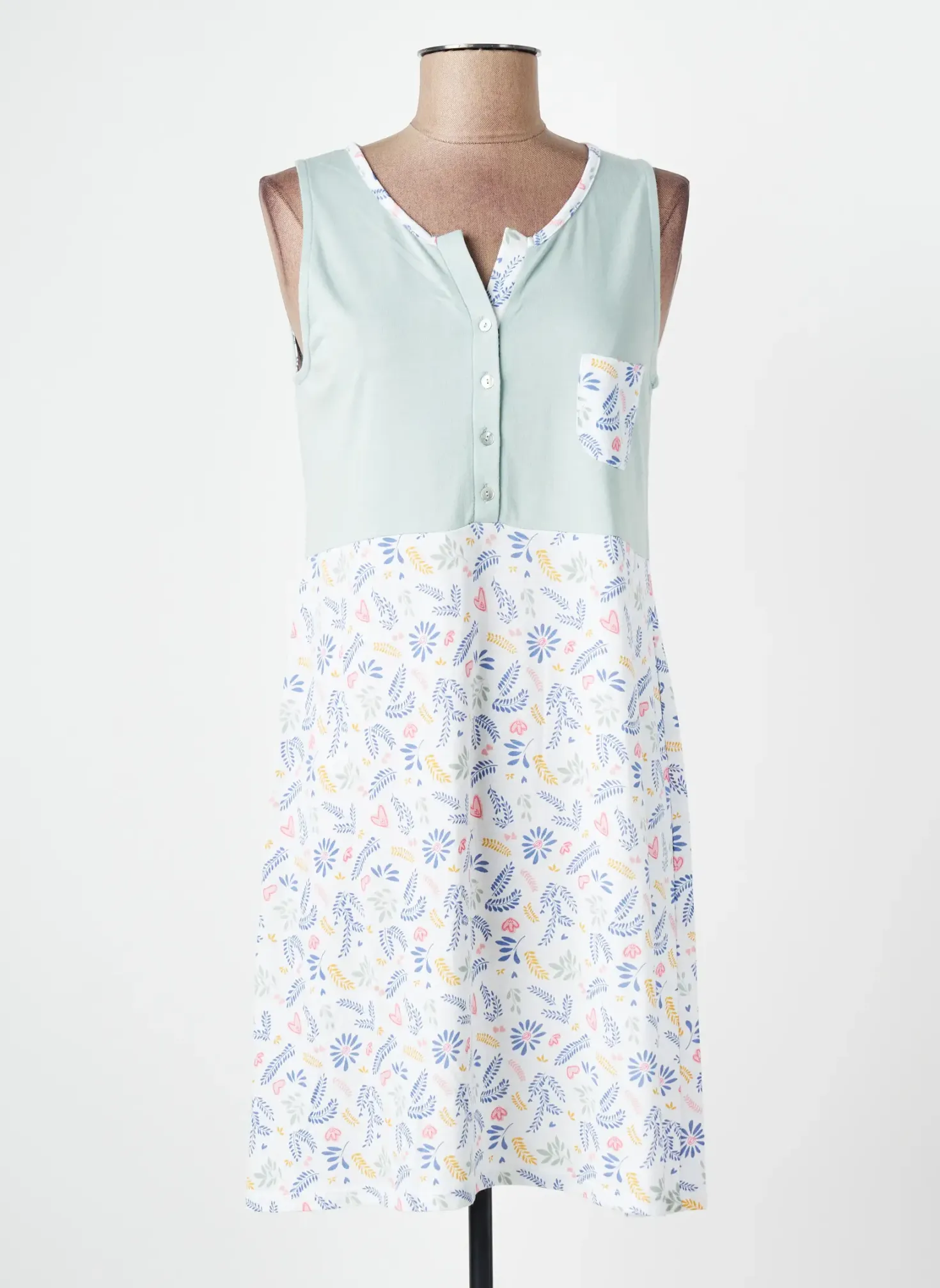Chemise De Nuit Massana Blanc