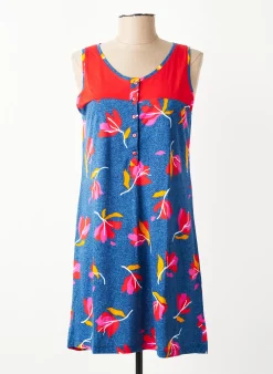 Chemise De Nuit Massana Bleu