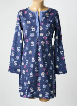 Chemise De Nuit Massana Bleu