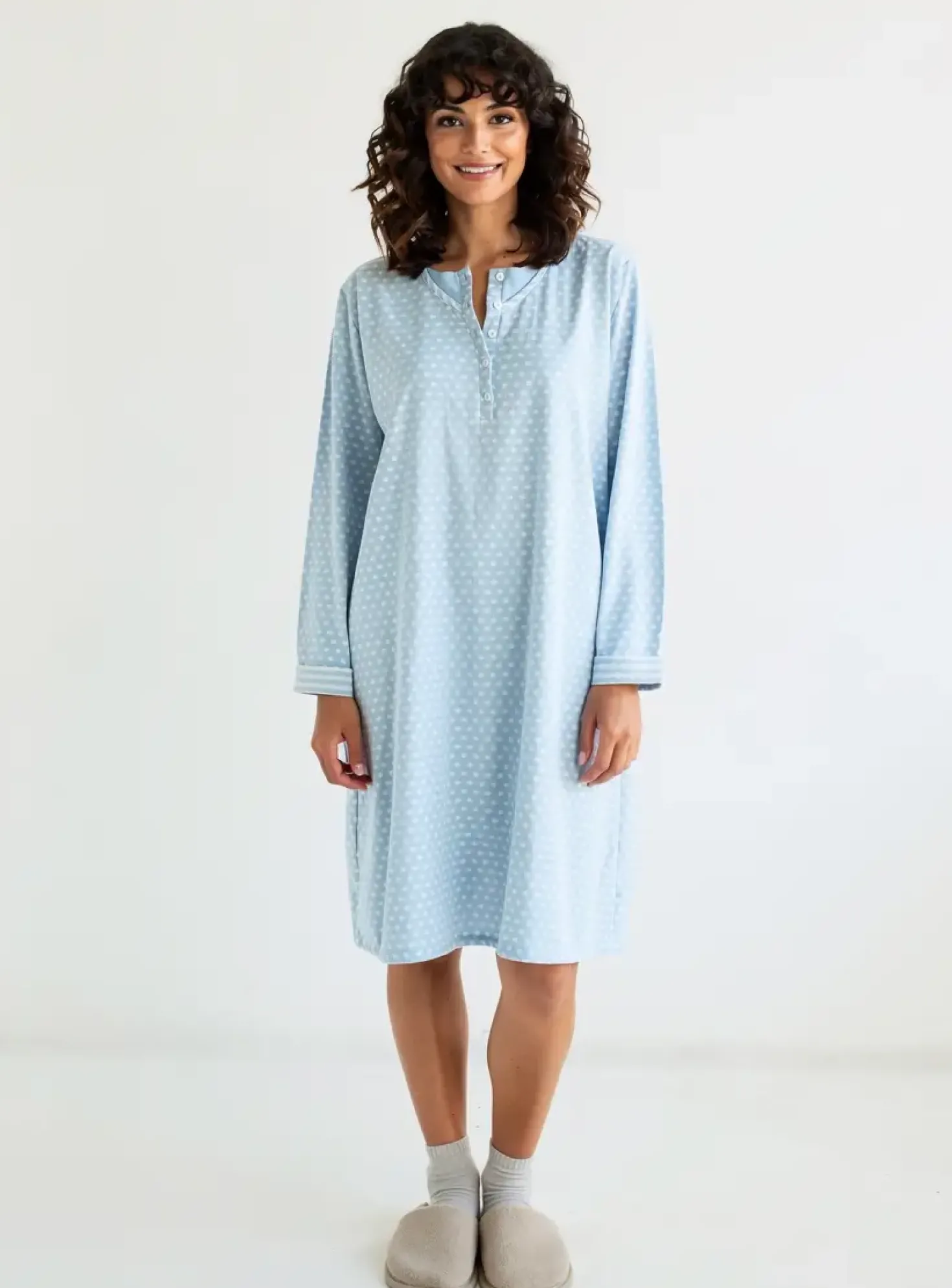 Chemise De Nuit Massana Bleu