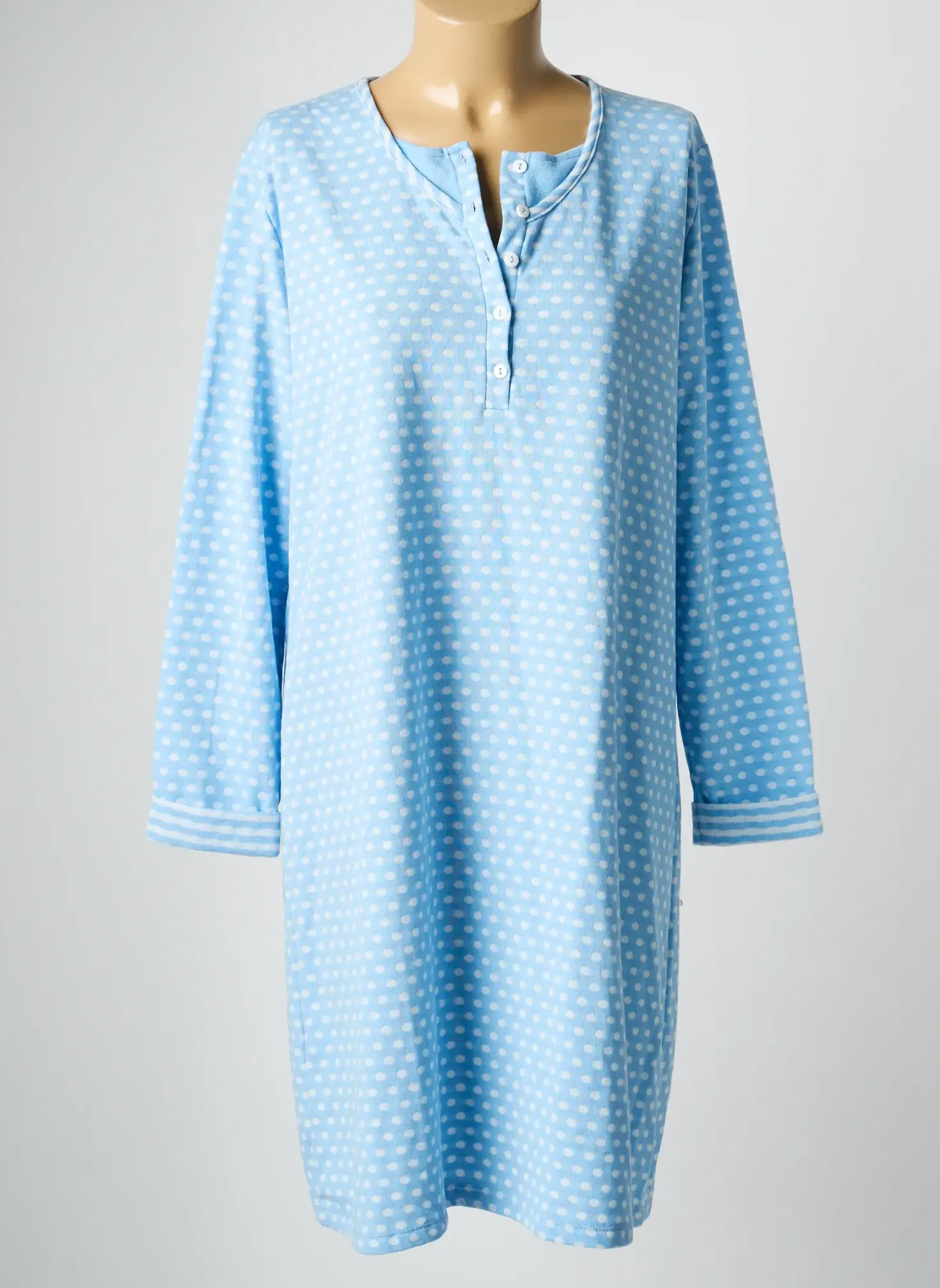 Chemise De Nuit Massana Bleu