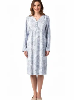 Chemise De Nuit Moonka Bleu