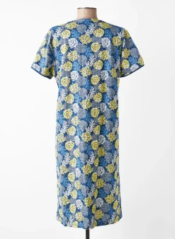 Chemise De Nuit Peignora Bleu