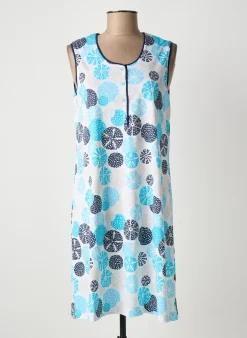 Chemise De Nuit Peignora Bleu