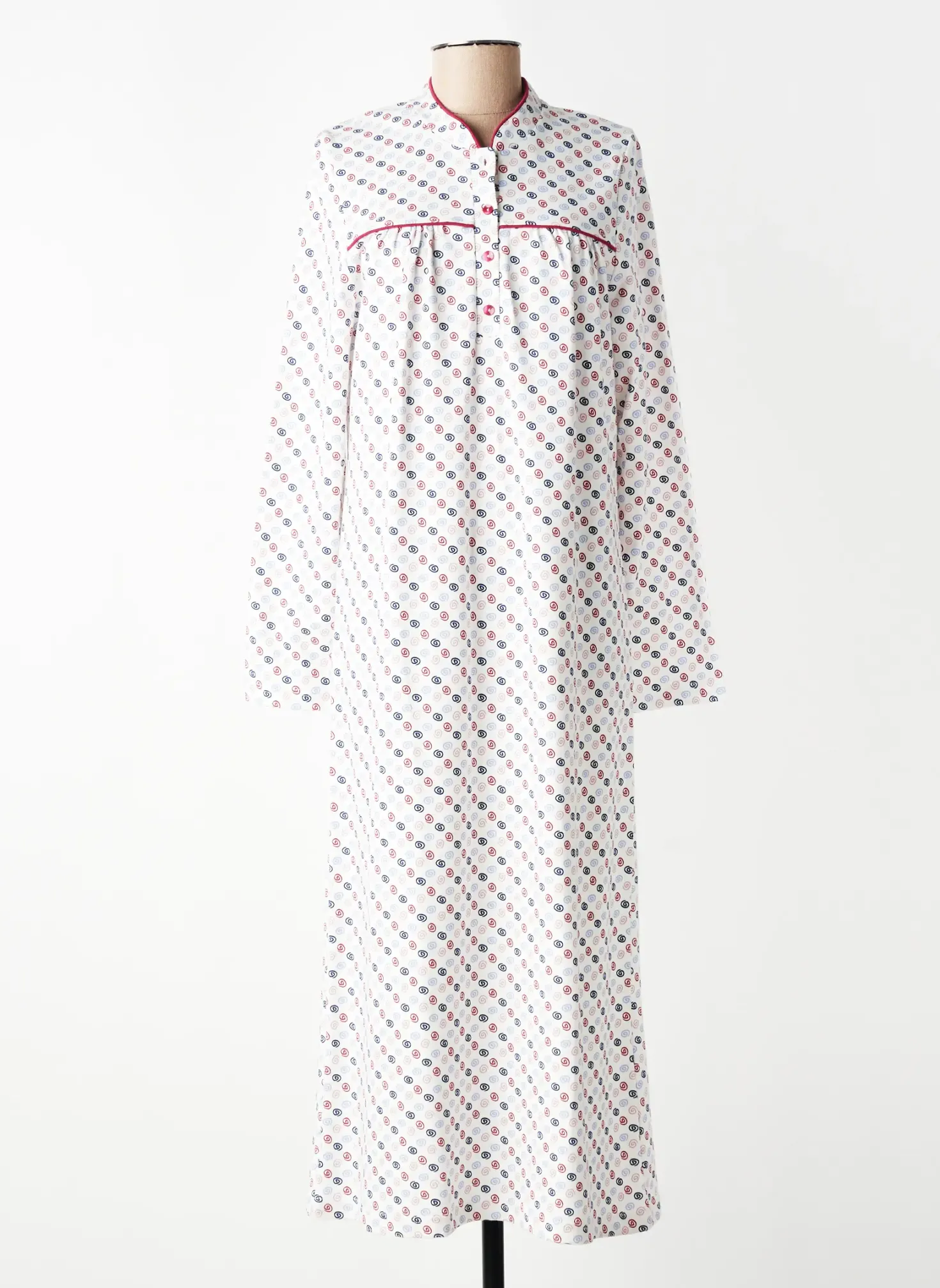 Chemise De Nuit Peignora Rouge