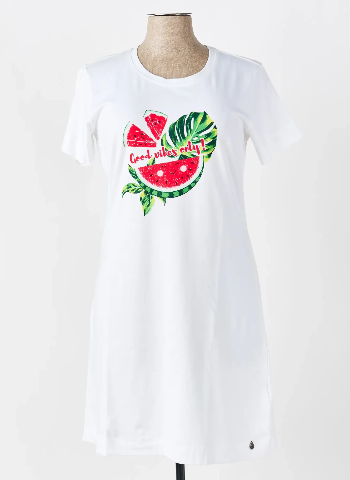 Chemise De Nuit Rebelle Blanc