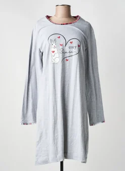Chemise De Nuit Rebelle By Pastunette Gris