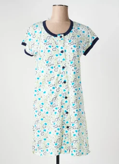 Chemise De Nuit Reglisse Blanc