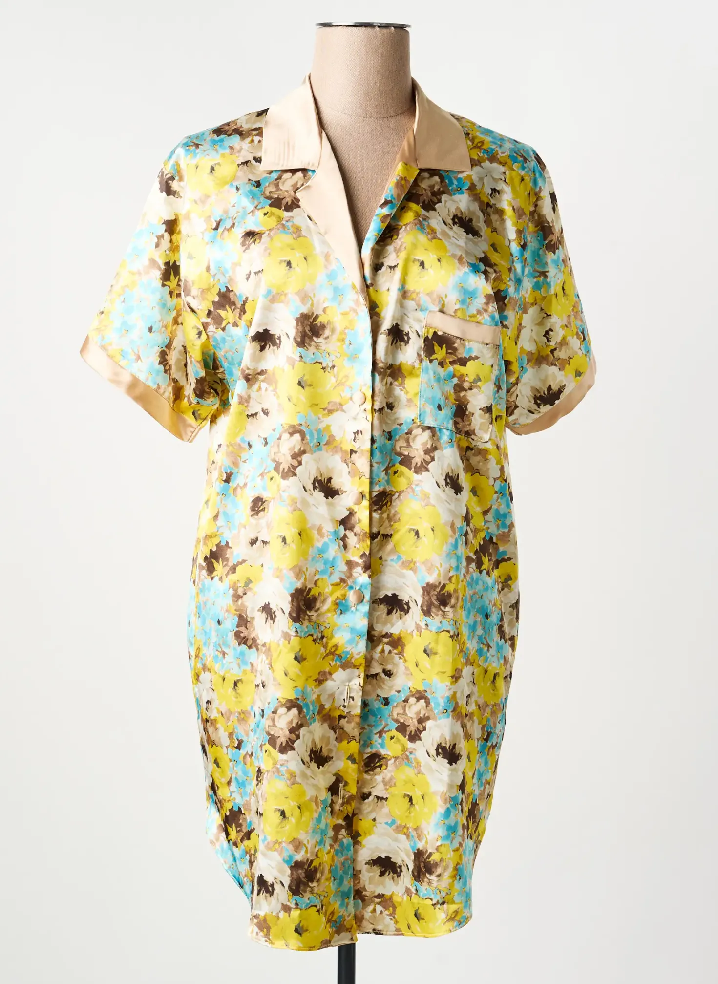 Chemise De Nuit Reglisse Jaune