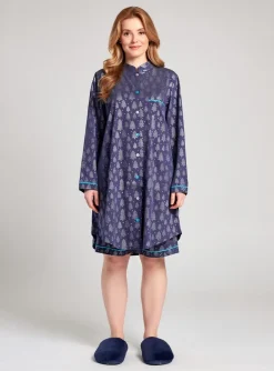 Chemise De Nuit Rose Pomme Bleu