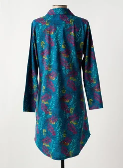 Chemise De Nuit Rose Pomme Bleu