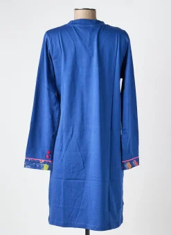 Chemise De Nuit Rose Pomme Bleu