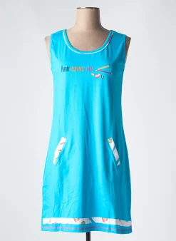 Chemise De Nuit Rose Pomme Bleu