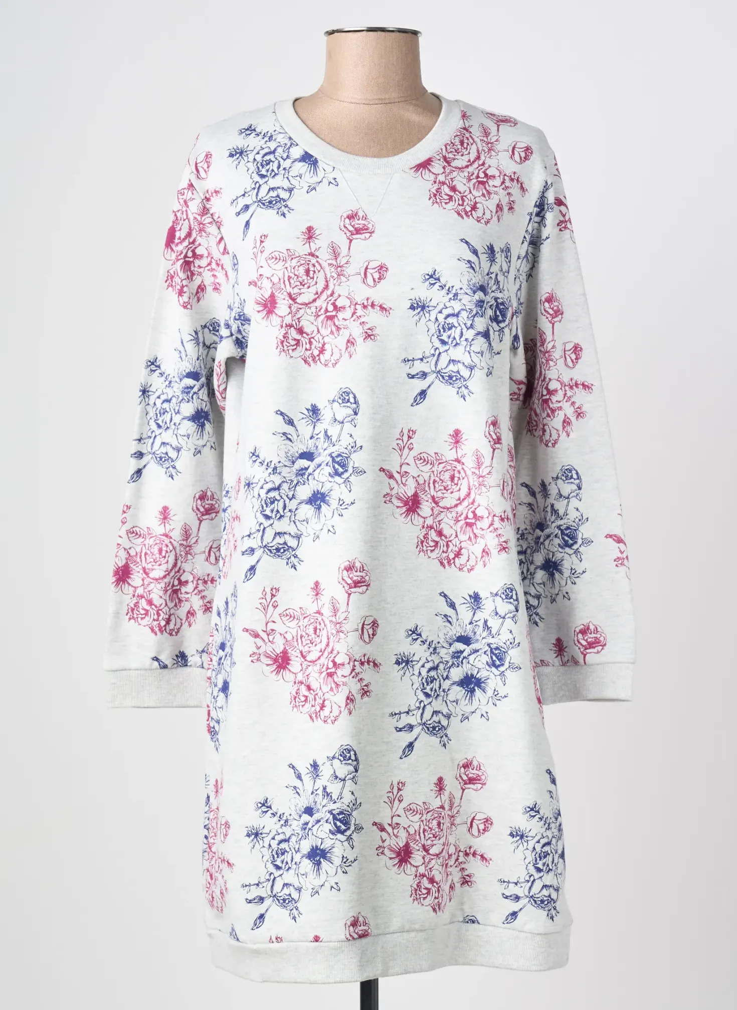 Chemise De Nuit Rose Pomme Gris