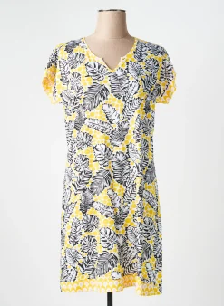 Chemise De Nuit Rose Pomme Jaune