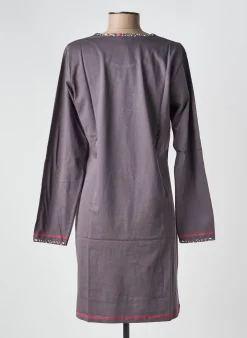 Chemise De Nuit Rose Pomme Marron
