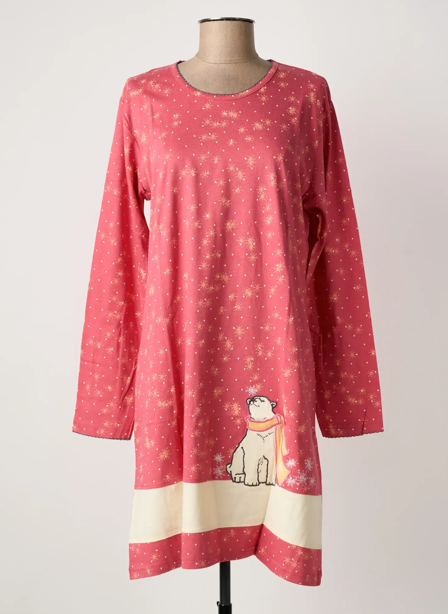 Chemise De Nuit Rose Pomme Rose