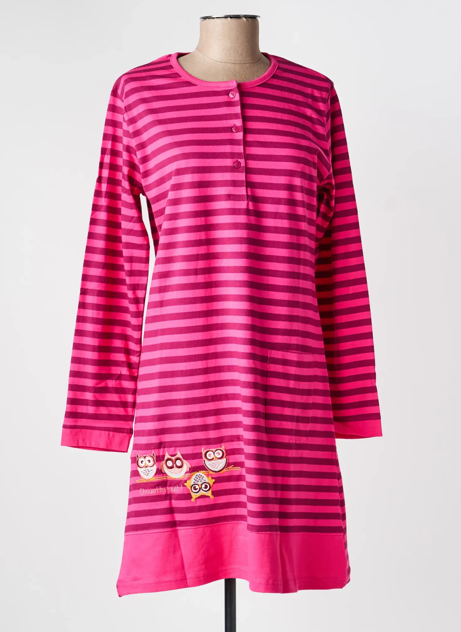 Chemise De Nuit Rose Pomme Rose