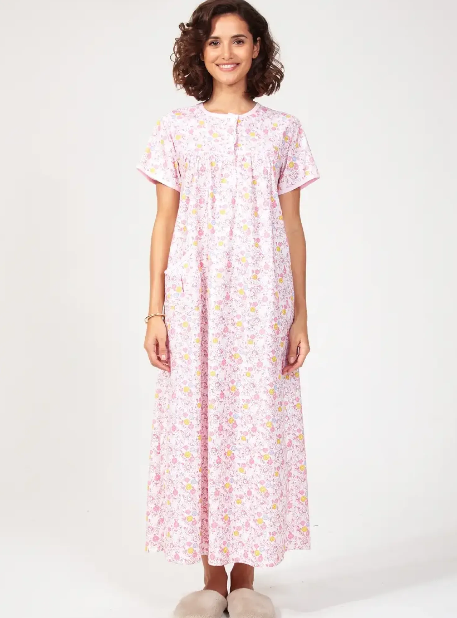 Chemise De Nuit Rose Pomme Rose