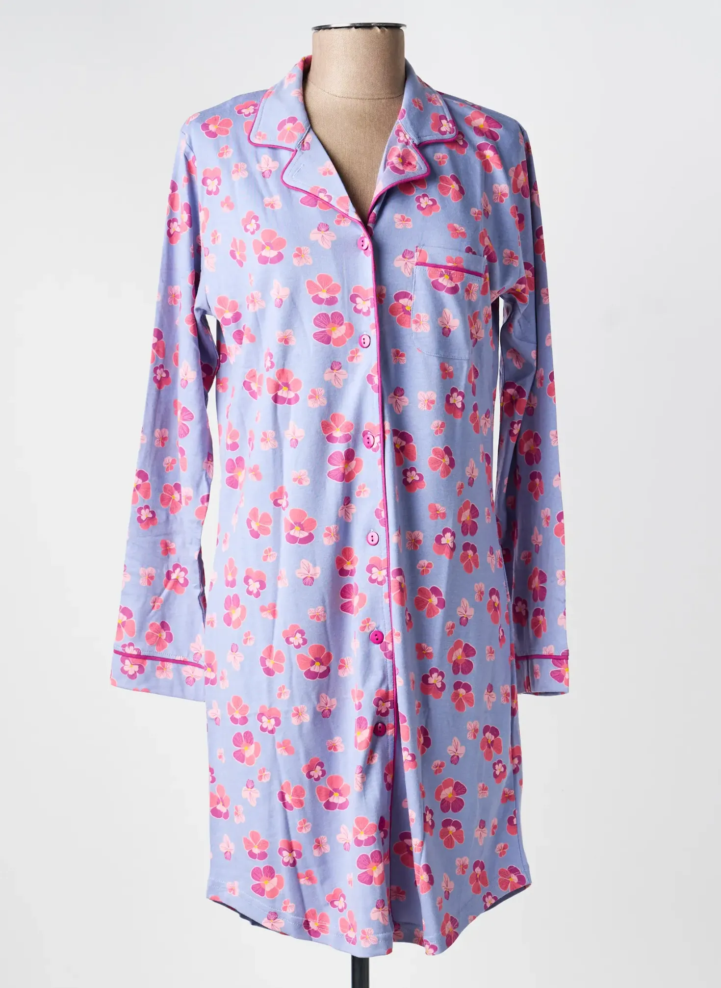 Chemise De Nuit Rose Pomme Violet