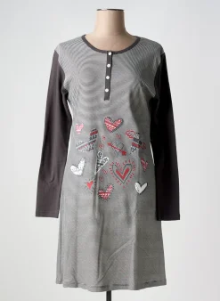 Chemise De Nuit Vania Gris