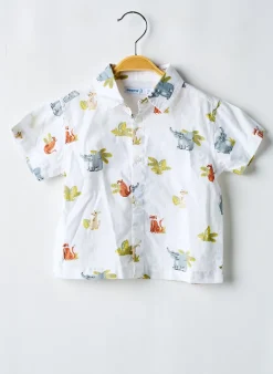 Chemise Manches Courtes Mayoral Blanc