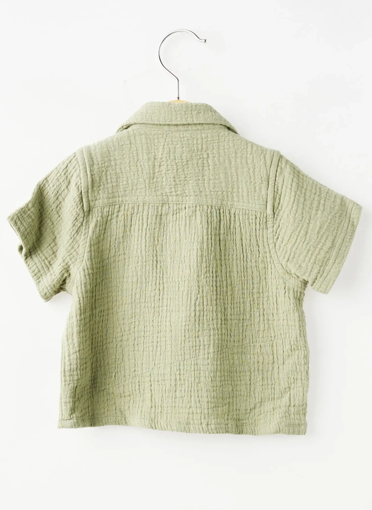 Chemise Manches Courtes Noppies Vert