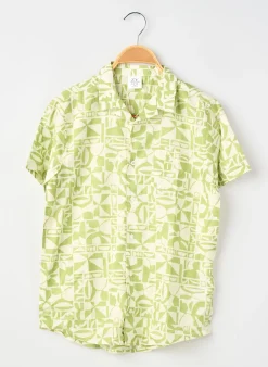 Chemise Manches Courtes Zy Vert