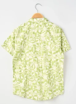Chemise Manches Courtes Zy Vert