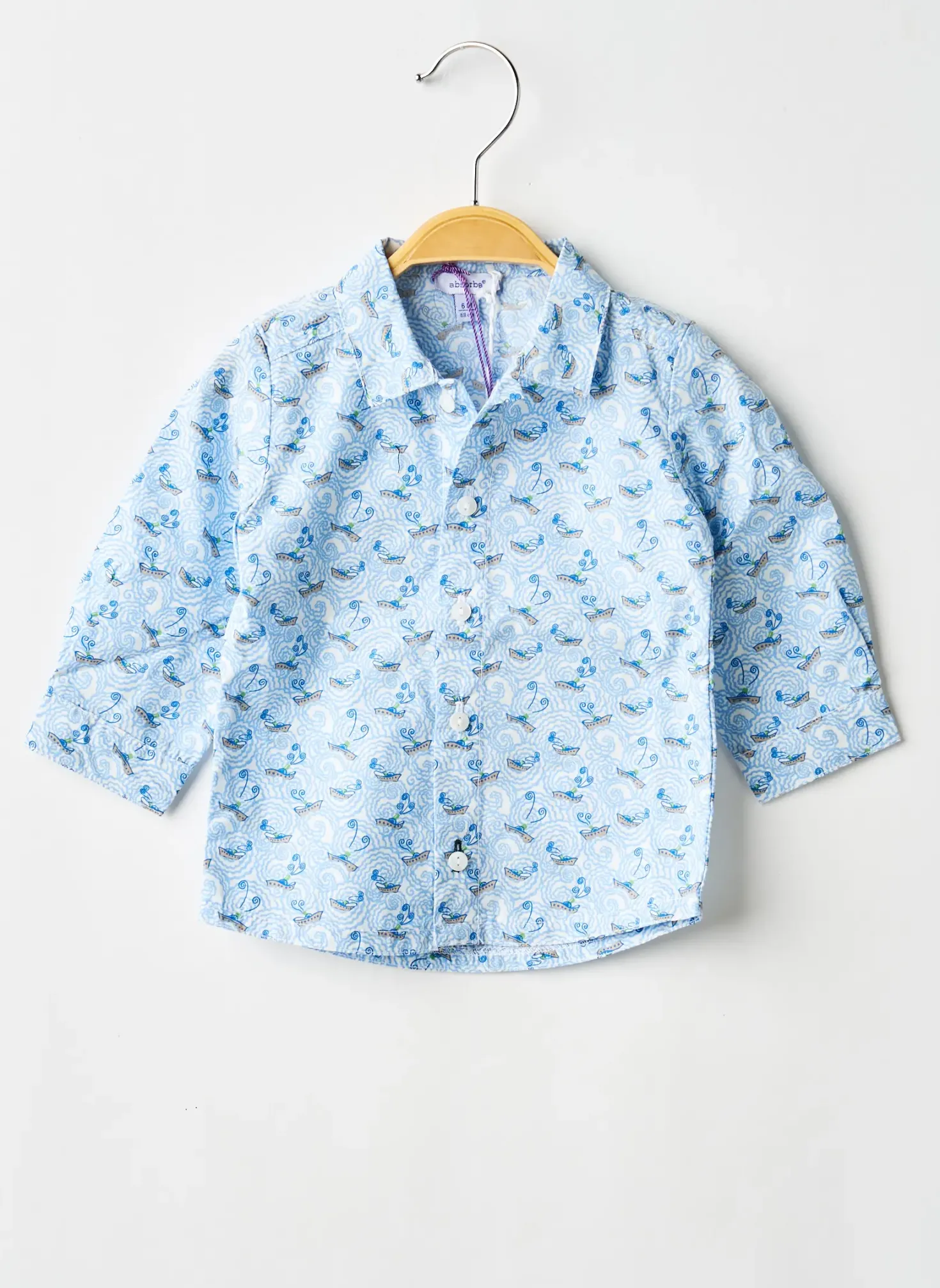 Chemise Manches Longues Absorba Bleu