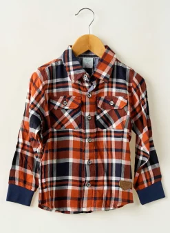 Chemise Manches Longues Boboli Marron