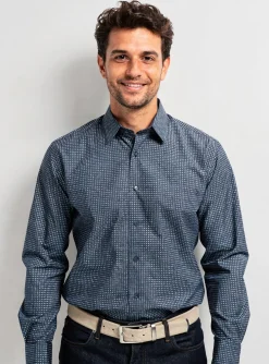 Chemise Manches Longues Bruce & Butler Bleu