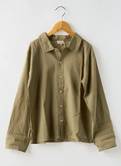 Chemise Manches Longues Buho Vert