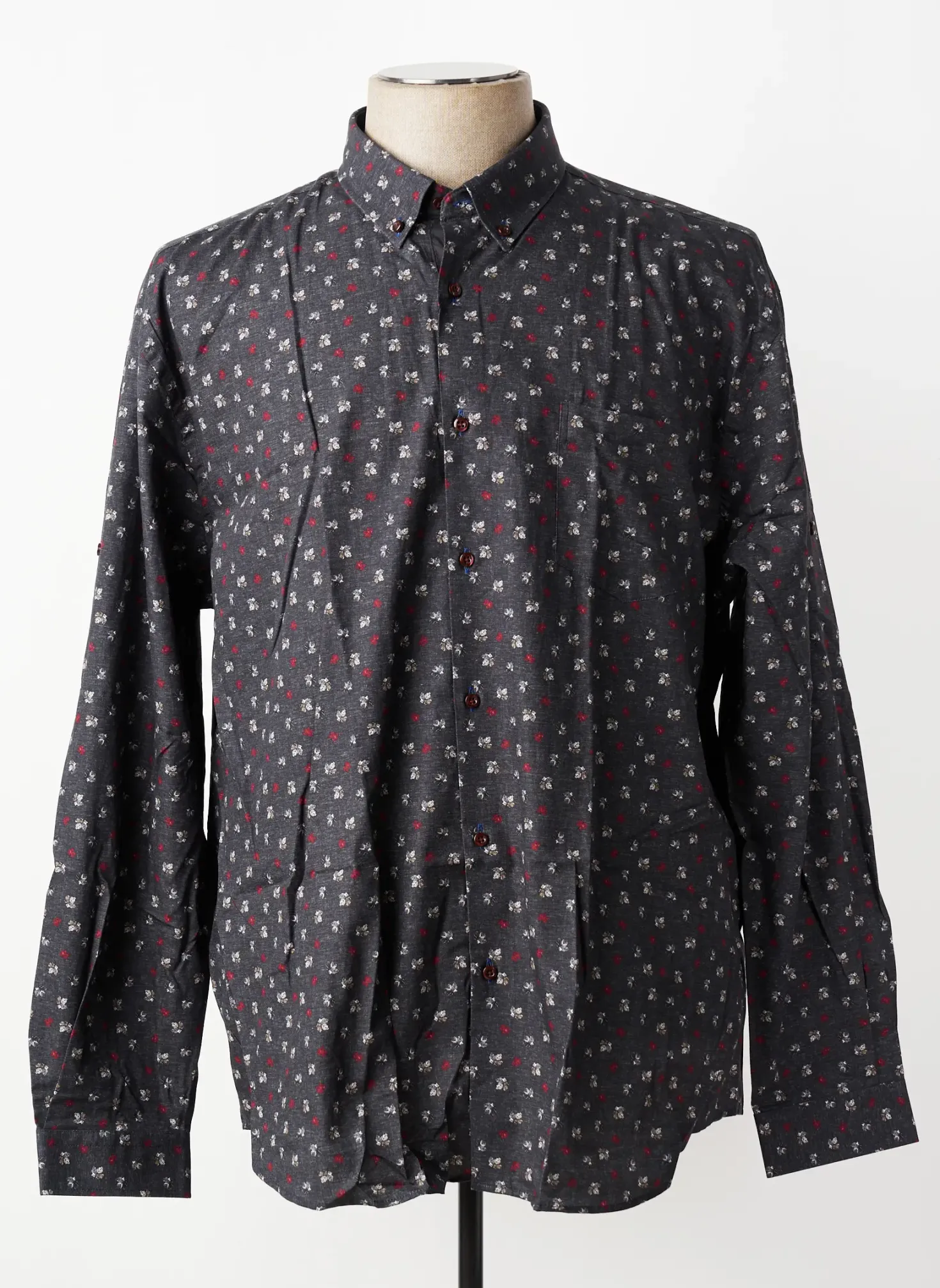 Chemise Manches Longues Cap 10 Ten Gris