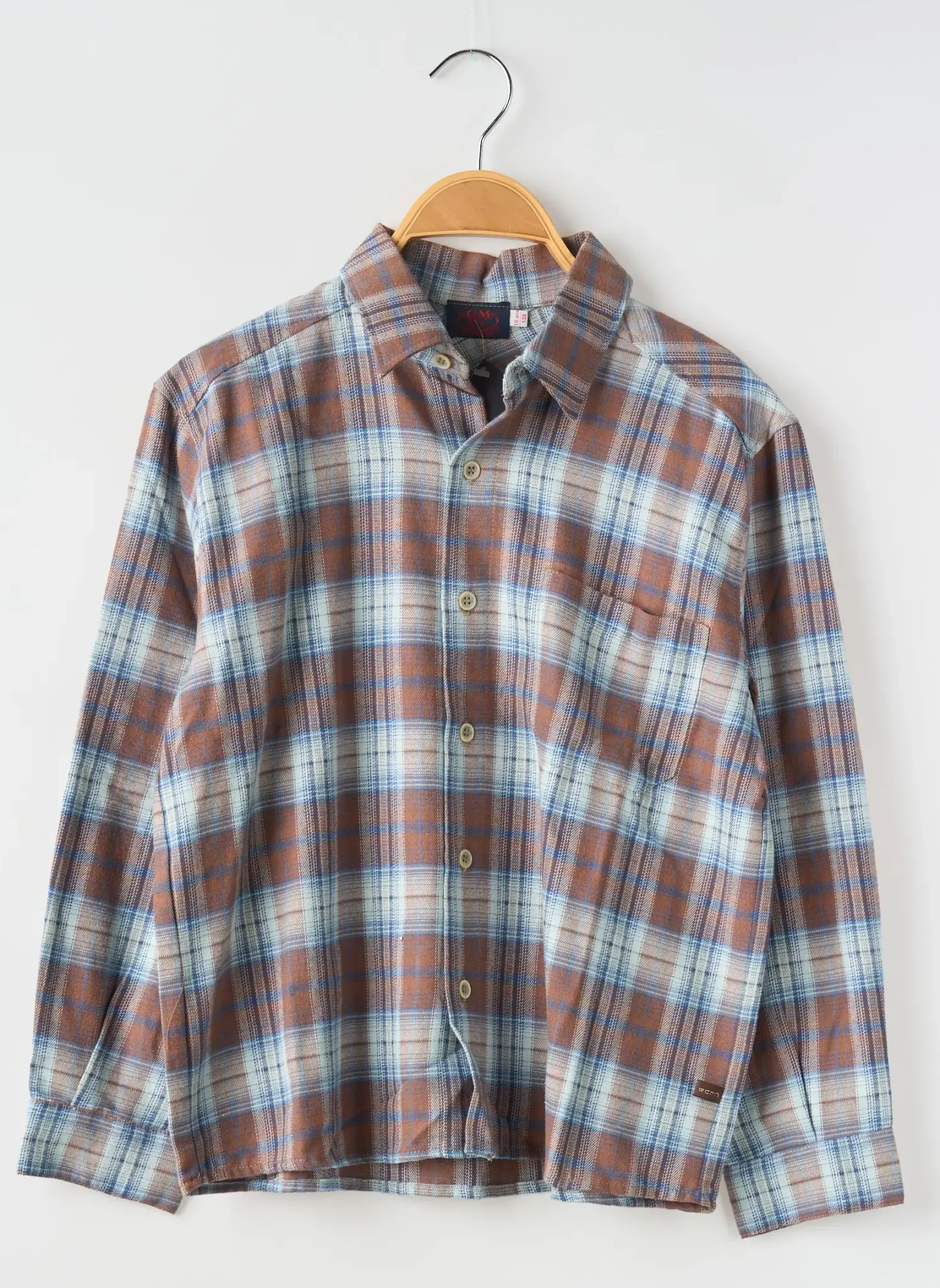 Chemise Manches Longues Coudemail Marron