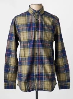 Chemise Manches Longues Damart Vert