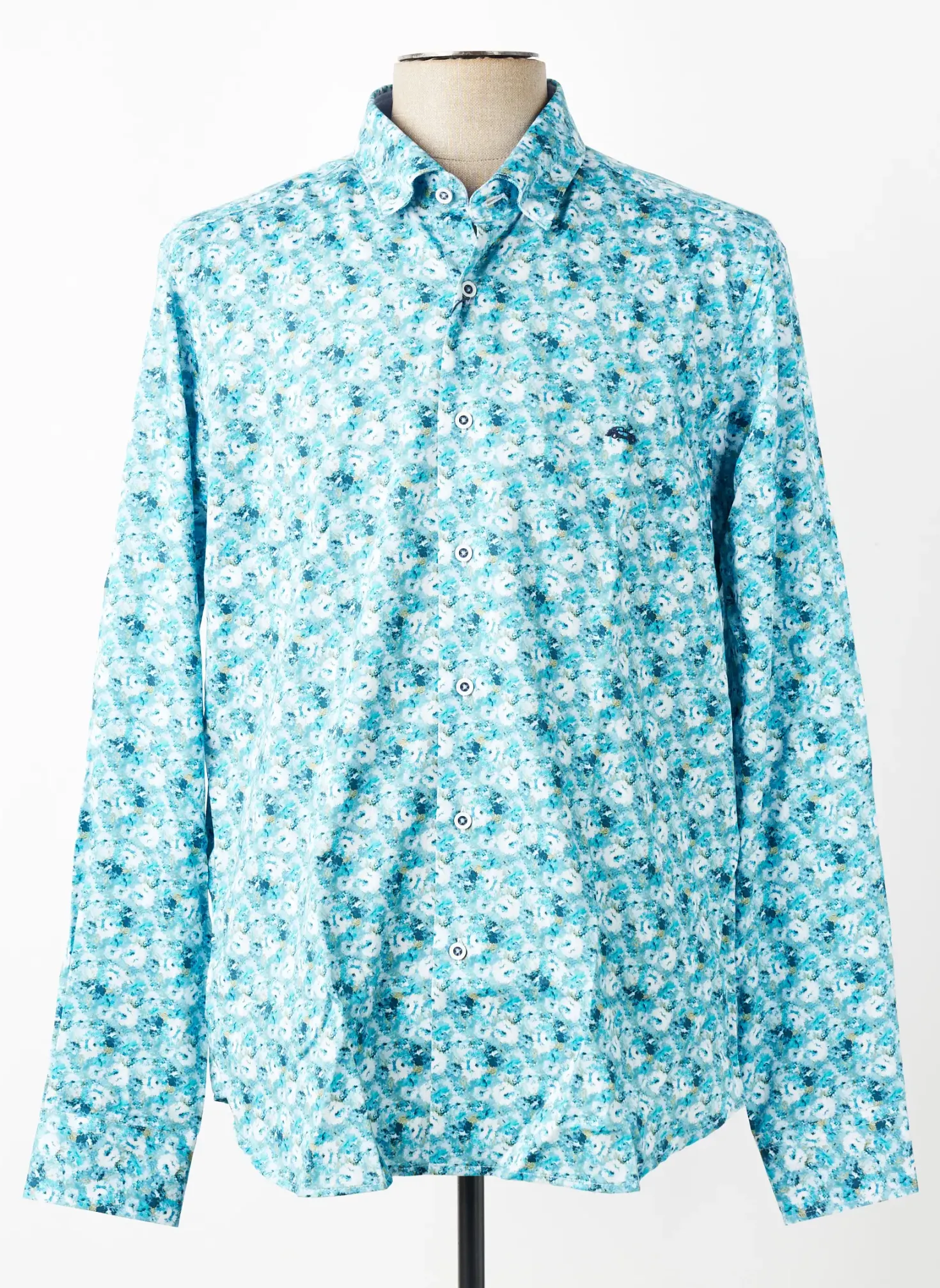 Chemise Manches Longues Dario Beltran Bleu