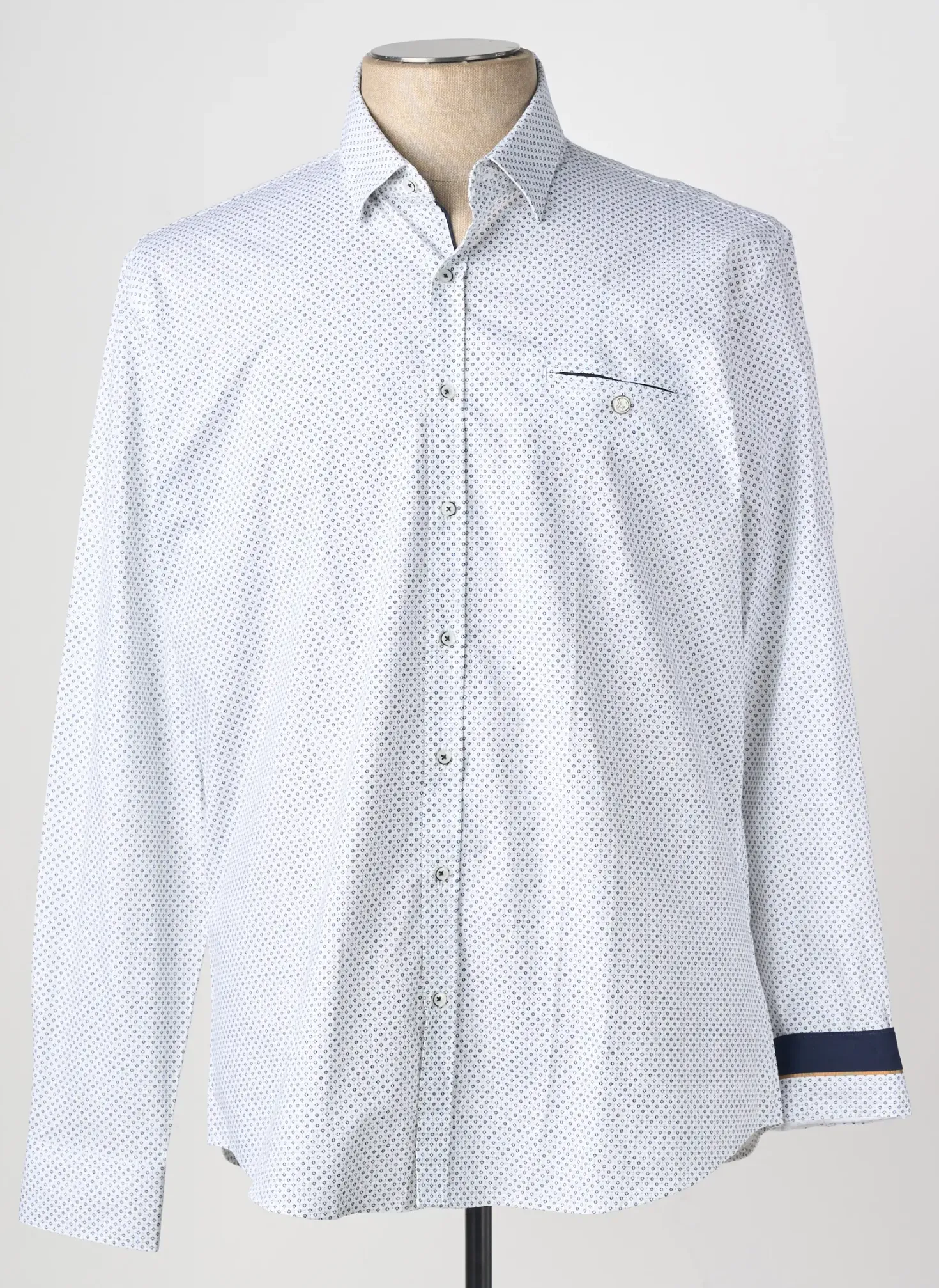 Chemise Manches Longues Dario Beltran Bleu