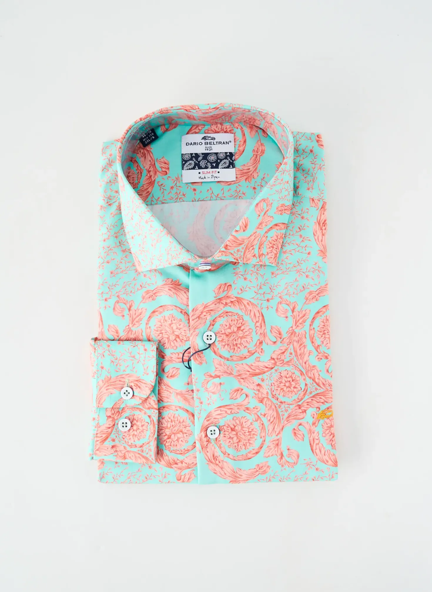 Chemise Manches Longues Dario Beltran Bleu