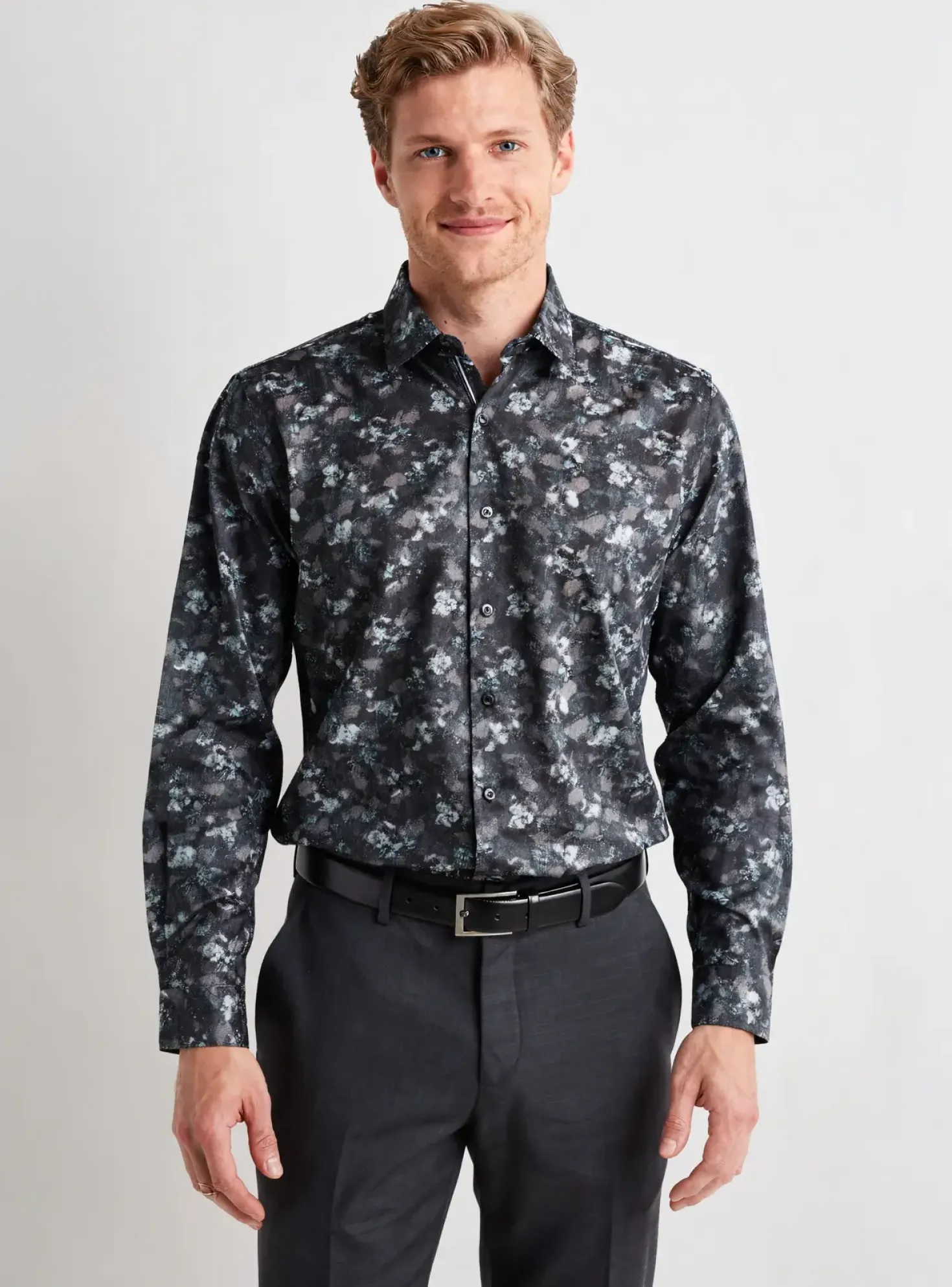 Chemise Manches Longues Dario Beltran Gris