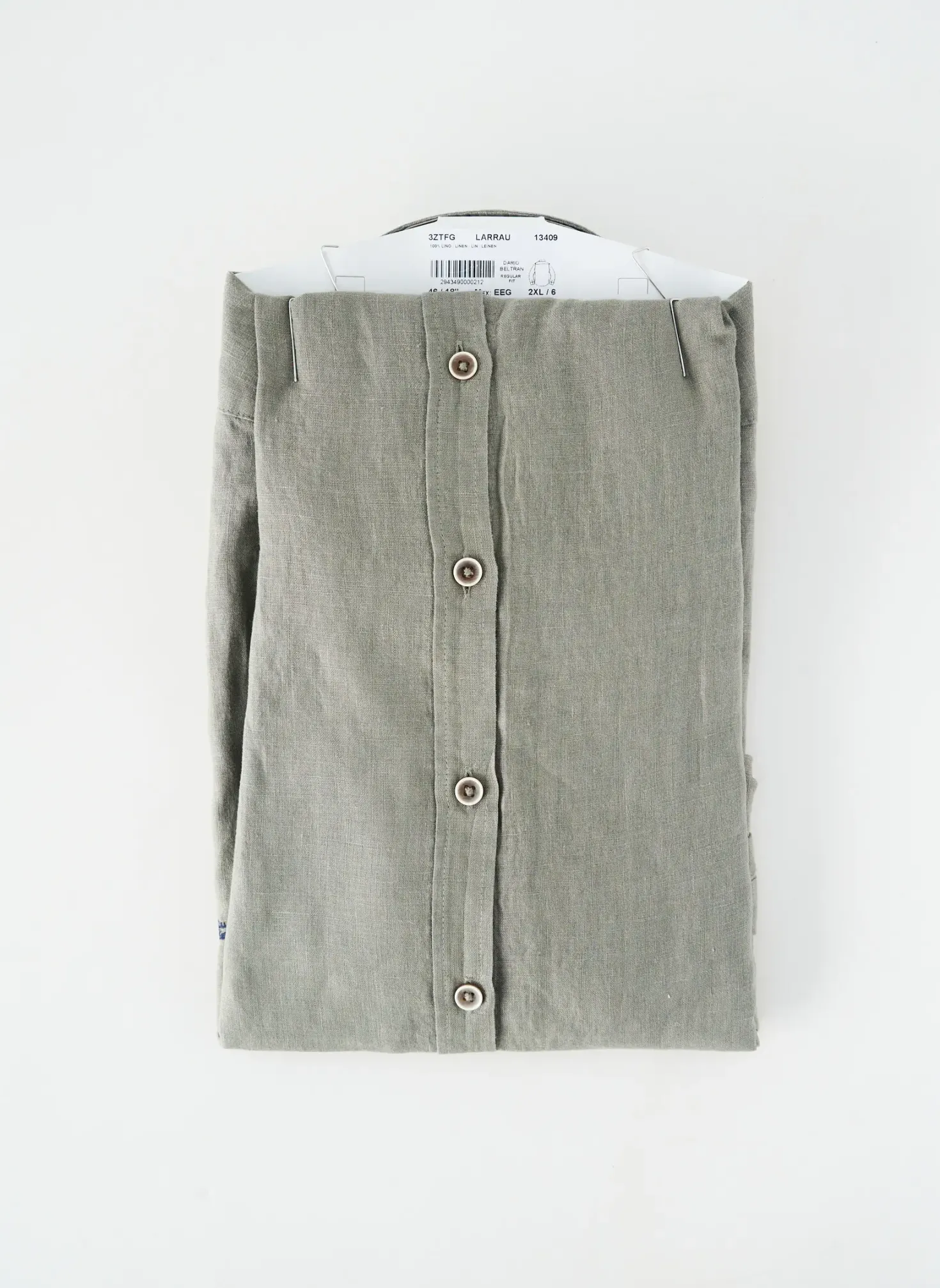 Chemise Manches Longues Dario Beltran Vert