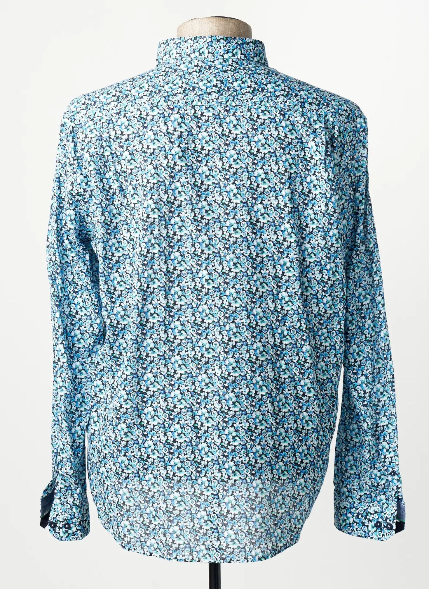 Chemise Manches Longues Delahaye Bleu