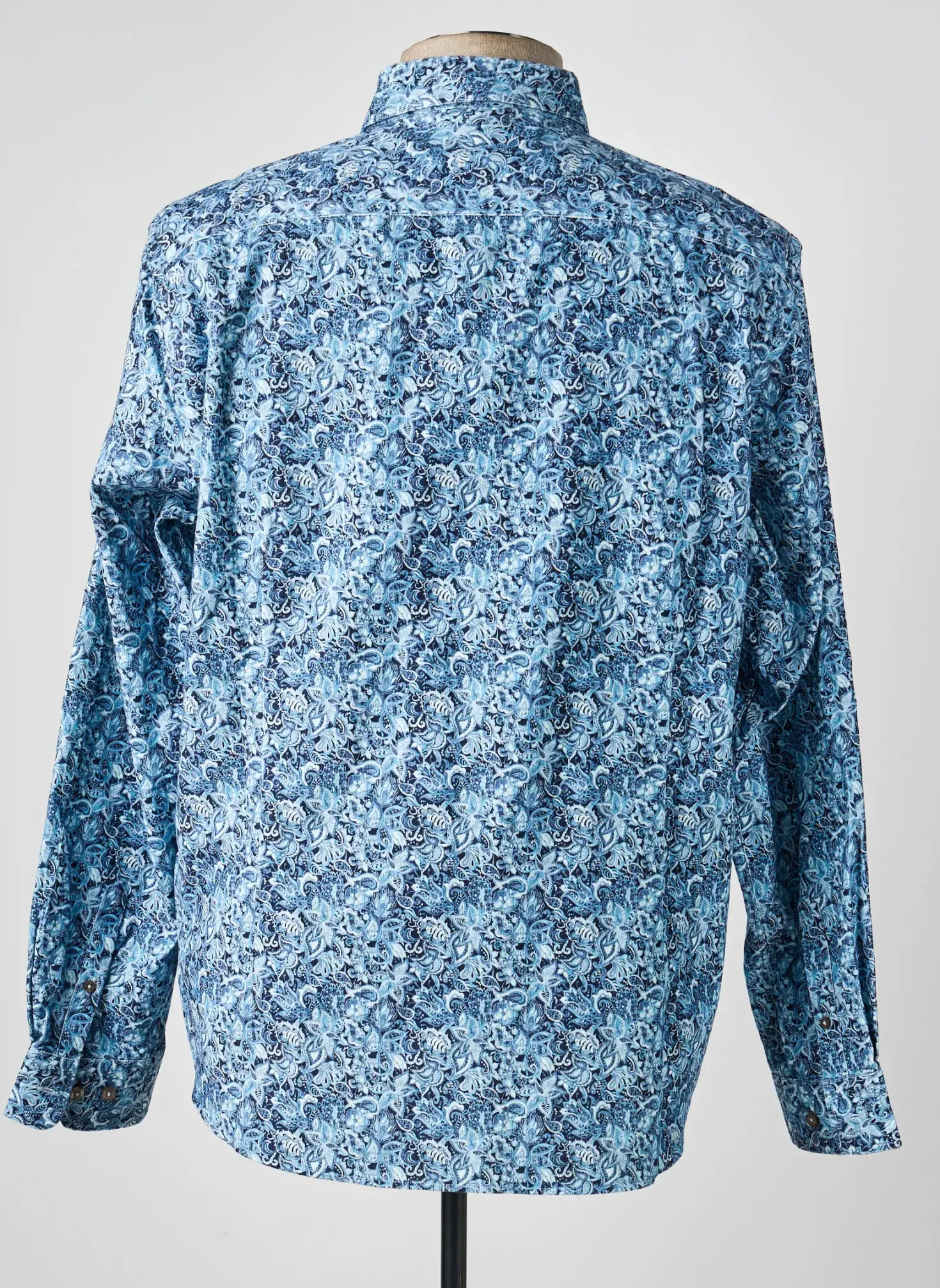 Chemise Manches Longues Delahaye Bleu