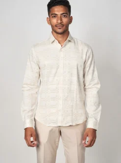 Chemise Manches Longues Dstrezzed Beige