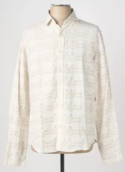 Chemise Manches Longues Dstrezzed Beige