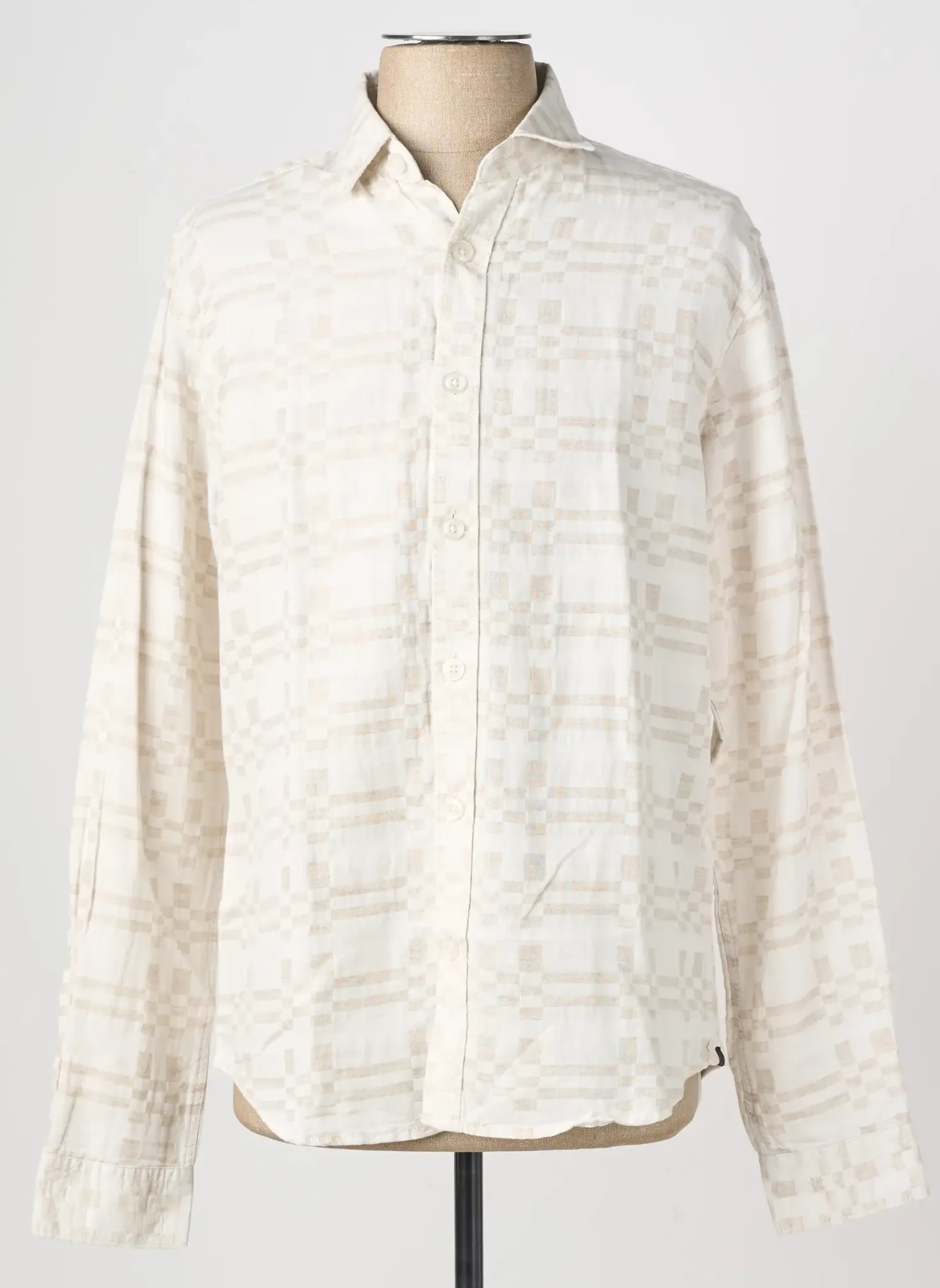 Chemise Manches Longues Dstrezzed Beige