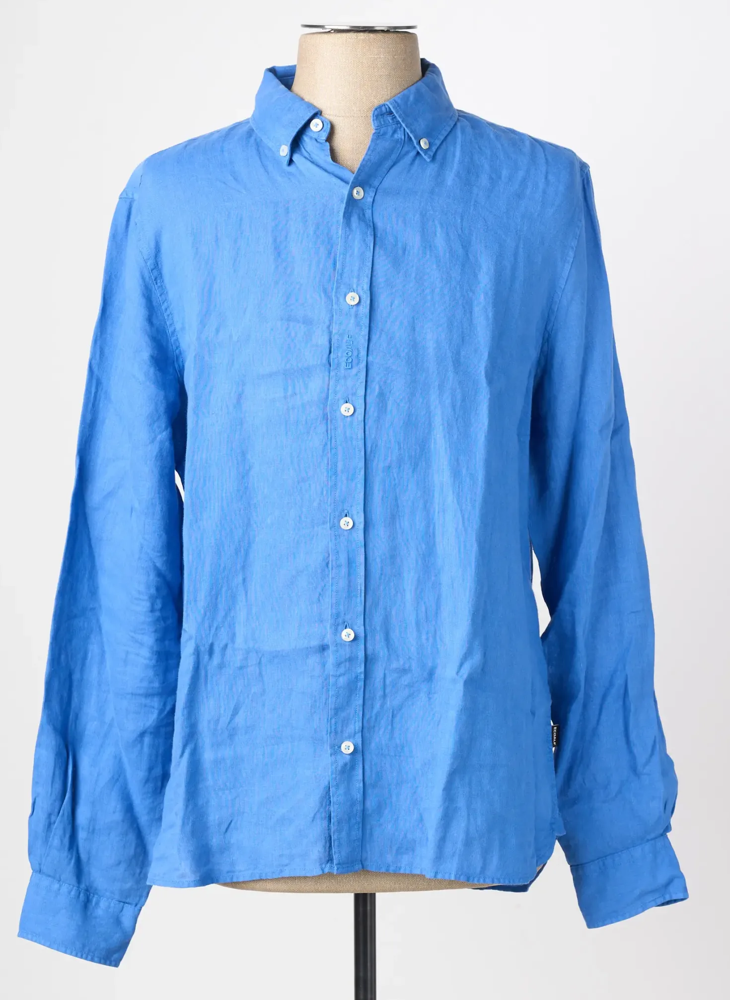 Chemise Manches Longues Ecoalf Bleu